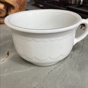 Antique Ironstone chamber pot